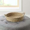 Better Homes & Gardens 16" Round Natural Colored Water Hyacinth Woven Tray