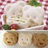 1pc Cartoon Bear Sandwich Mold; Rice Ball Model; Breakfast DIY Tools; Kitchen Supplies