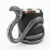 1pc Snake Coffee Mug Cup Cobra Drinking Cups, Stainless Steel Beer Mug Espresso Cup Beverage Mug For Milk Coffee Ice Cream Tea Juice