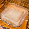 Sandwich Toaster Bread Grill Net Stainless Steel Sandwich Grilling Basket Foldable Sandwich Baking Tool Oven Food Grill Rack