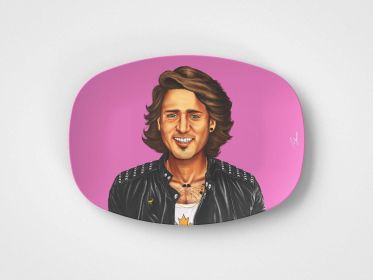 Justin // 10"x14" Serving Platter // Political Gift Idea (Set: Single Platter)